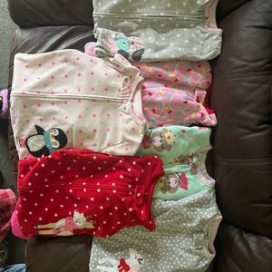 A variety of both boys and girls clothing and shoes